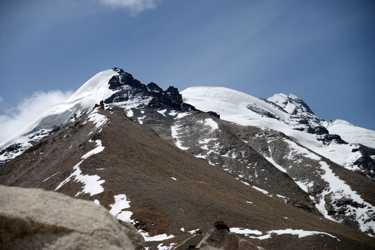 13 Changzheng Peak From The Trail Up The East Rongbuk Valley To Mount Everest North Face Intermediate Camp In Tibet